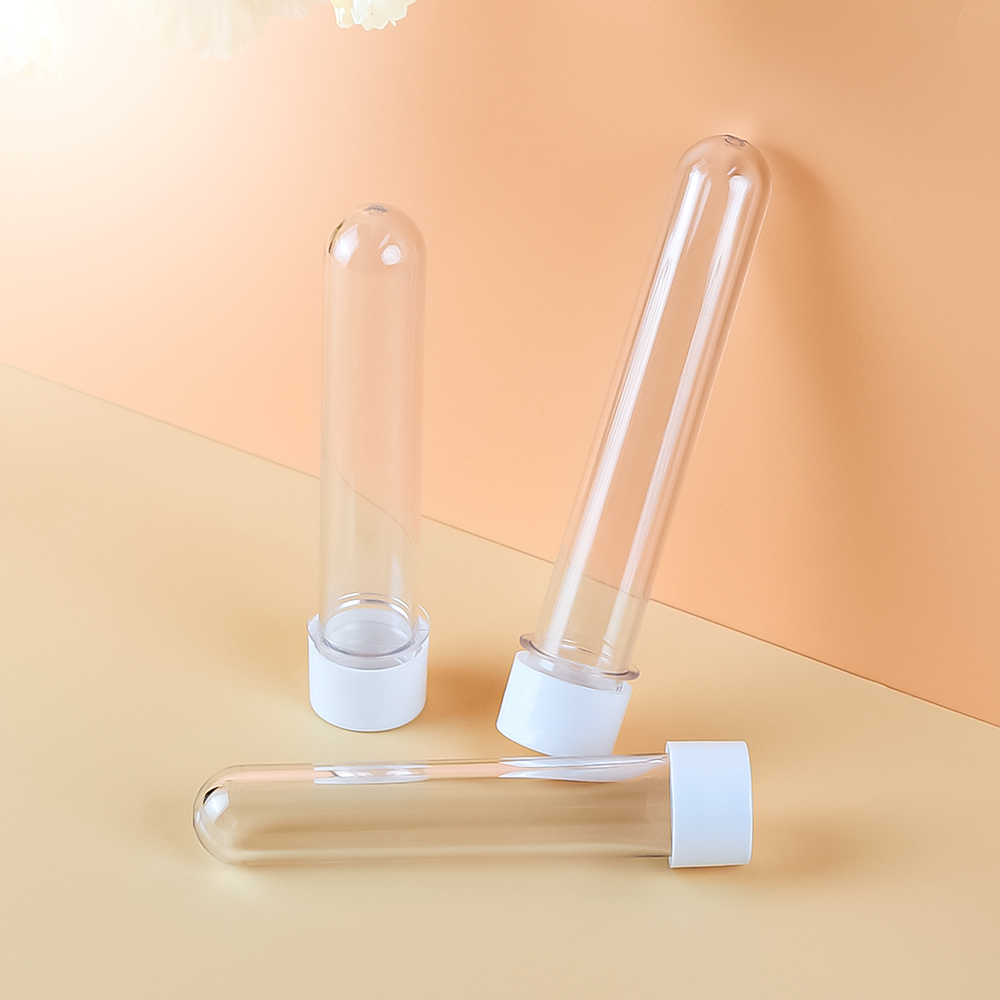 Flacone per provette con fiori secchi in polvere per maschera da 45 ml in plastica