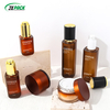 Bottiglie per imballaggio cosmetico in plastica per animali domestici Bottiglie per erogazione di siero per la cura della pelle da 60 100 ML Bottiglie contagocce per lozione di olio essenziale