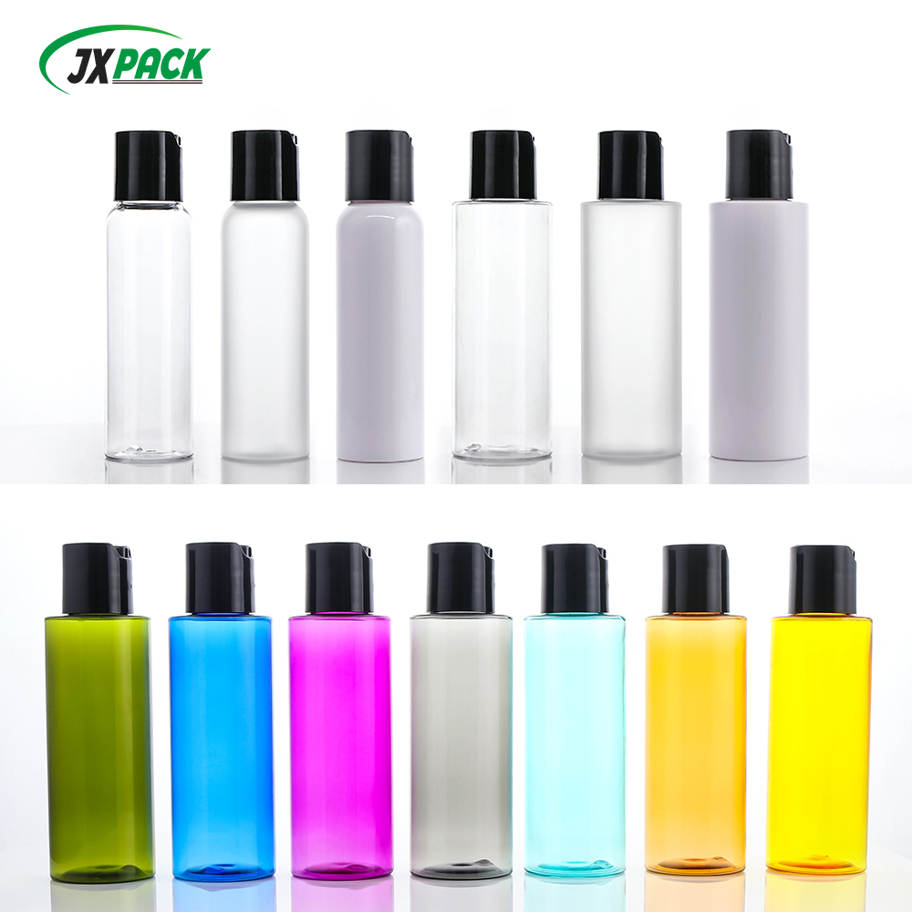 Flacone per lozione in plastica con tappo a pressione per olio struccante