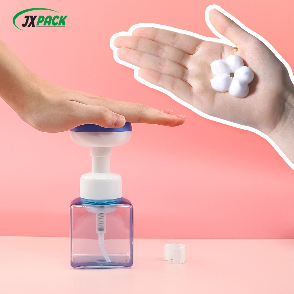 Flacone in schiuma disinfettante per le mani a forma di fiore da 300 ml