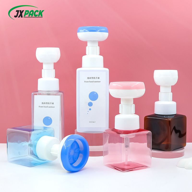 Flacone in schiuma disinfettante per le mani a forma di fiore da 300 ml